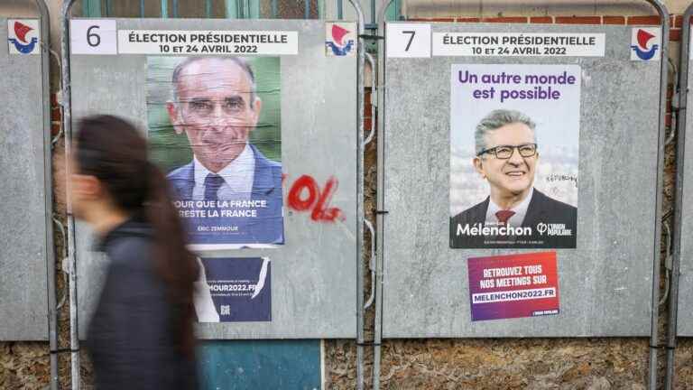 the opposing strategies of Jean-Luc Mélenchon and Éric Zemmour