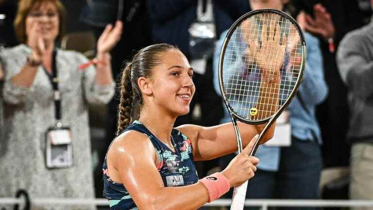 the player Diane Parry, pride of the Boulogne Billancourt tennis club