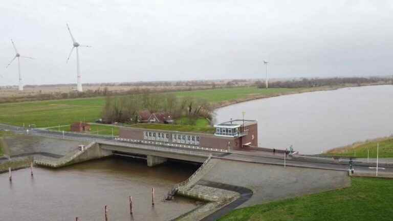 the rising waters threaten the northwest of the country