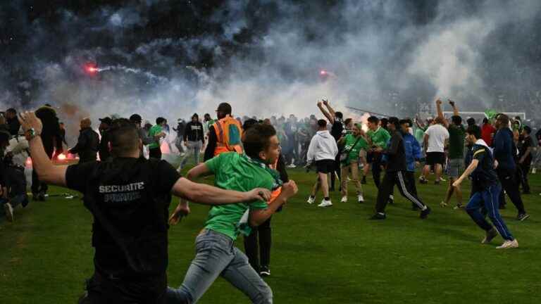 violence, tear gas … What we know about the chaotic end of the match between Saint-Etienne and Auxerre