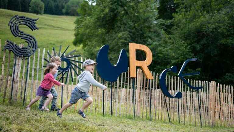 2nd summer season at "The source" in Le Grand Bornand, a playful and quirky place to explore the Alpe