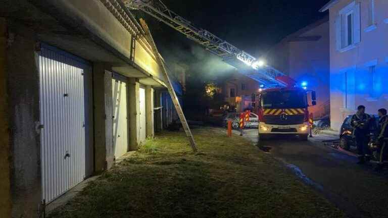 A man burned in the back after the fire in a garage in Molières-sur-Cèze