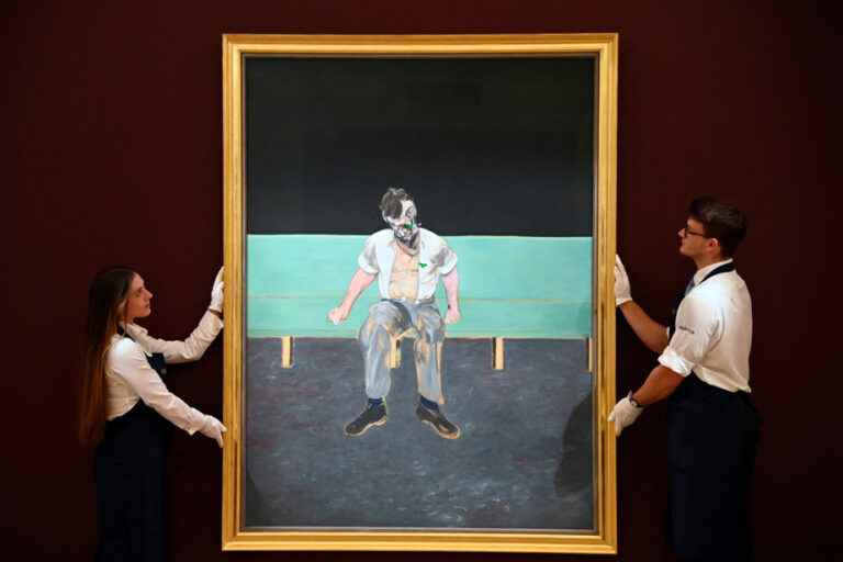 A portrait of Lucian Freud by Francis Bacon sold over 43.3 million pounds