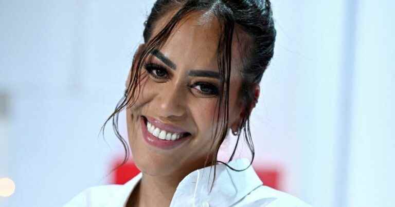 Amel Bent, young mother: sublime in a transparent blouse, she reveals her breasts