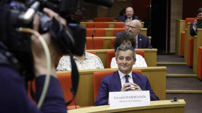 We couldn’t miss it.  The hearing of Gérald Darmanin before the Senate