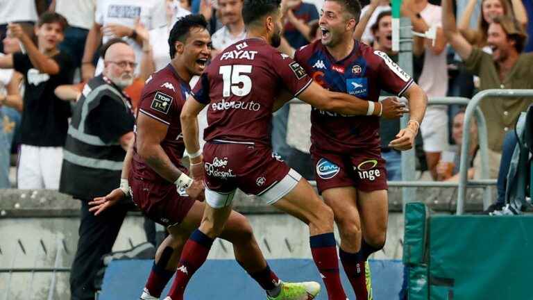 Bordeaux-Bègles wins its Top 14 play-off and joins Montpellier in the semi-finals