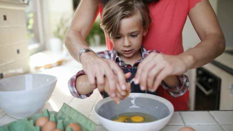 Cooking with the kids