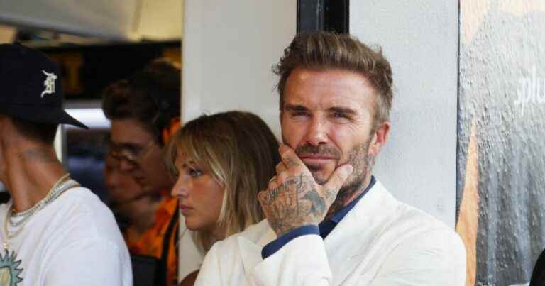 David Beckham: Laughing and tender with his daughter Harper in Venice for a big event, Victoria conquered