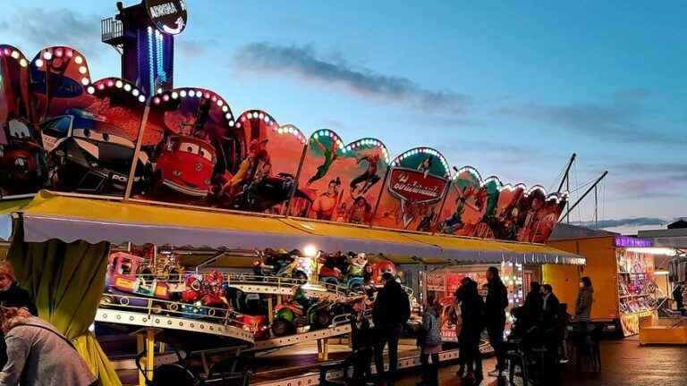 Due to the storm alert, the Orleans funfair is closed for the entire end of the day this Saturday