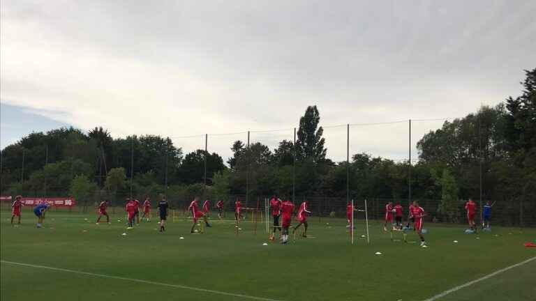 First training for Omar Daf at the head of the DFCO