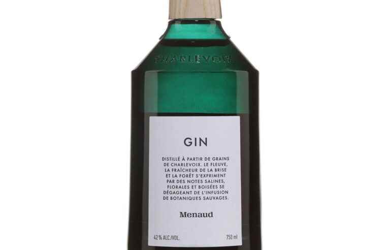 Gin, Menaud Distillery, Charlevoix, Quebec