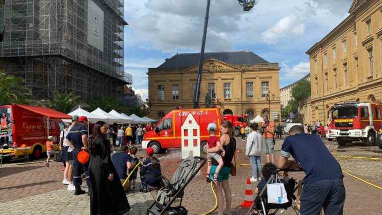 IN IMAGES – Playful atmosphere at the firefighters’ day in Metz