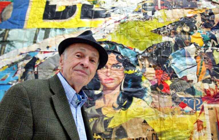 Jacques Villeglé, the artist with torn posters who brought the street into the museum