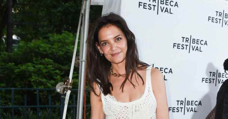 Katie Holmes as a couple: first red carpet with her new boyfriend Bobby Wooten