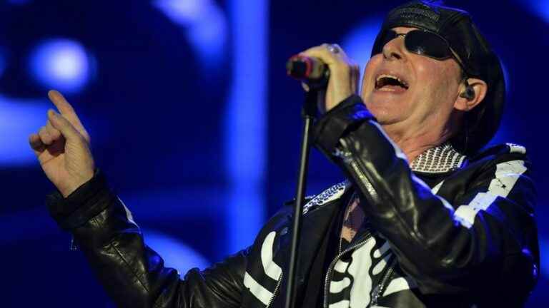 Klaus Meine of the Scorpions group, exceptional guest of France Bleu Gironde