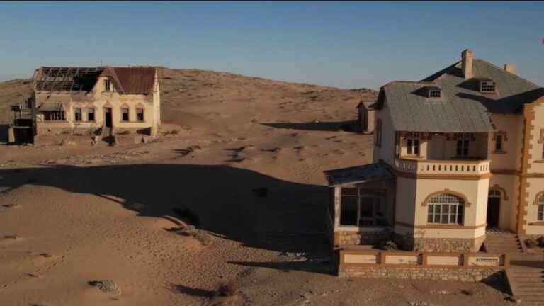 Kolmanskop, a former diamond town, abandoned for 60 years