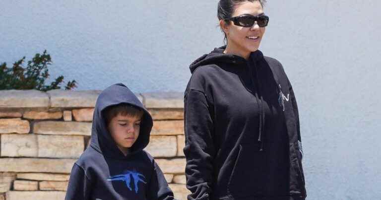 Kourtney Kardashian: Her 7-year-old son completely cracks for her new haircut