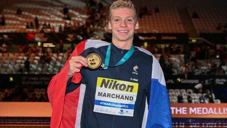 Léon Marchand already in the history of French swimming with his three medals