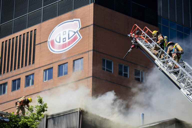 Major fire in downtown Montreal