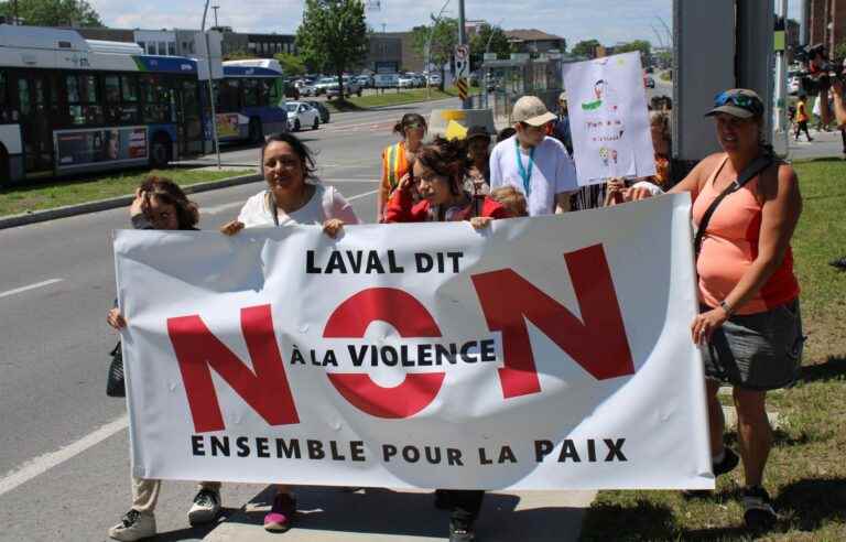 March against violence in Laval, where concern is high