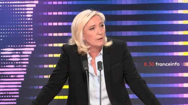 Police control in Paris, legislative, embargo on Russian oil … Marine Le Pen’s “8:30 franceinfo”