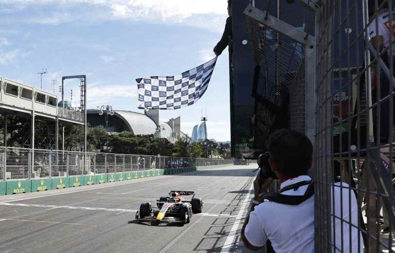 Max Verstappen wins the Azerbaijan Grand Prix