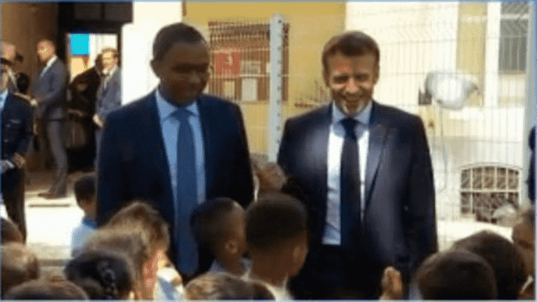 National Education: Pape Ndiaye and Emmanuel Macron in Marseille