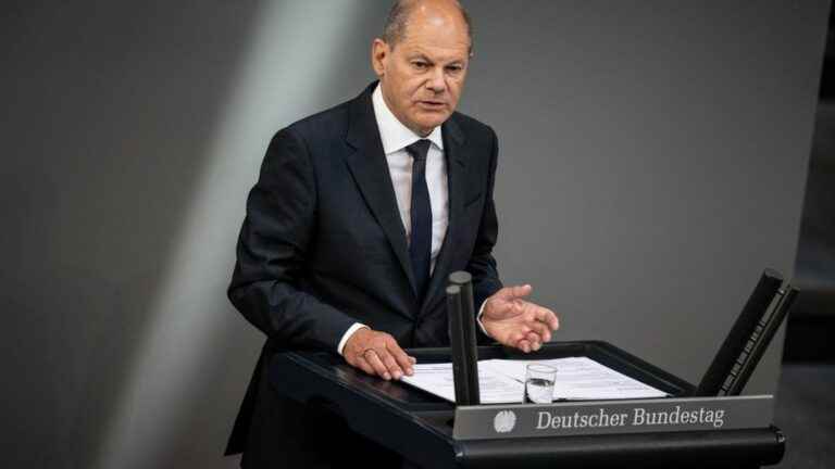 Olaf Scholz calls for a “Marshall Plan” to rebuild Ukraine