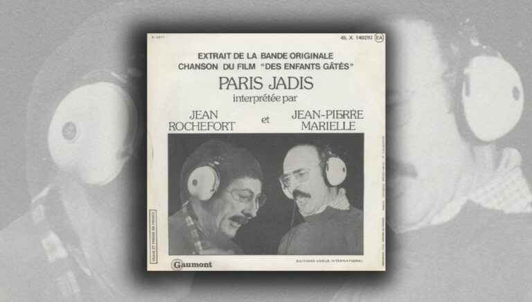 “Paris formerly” by Jean-Pierre Marielle and Jean Rochefort