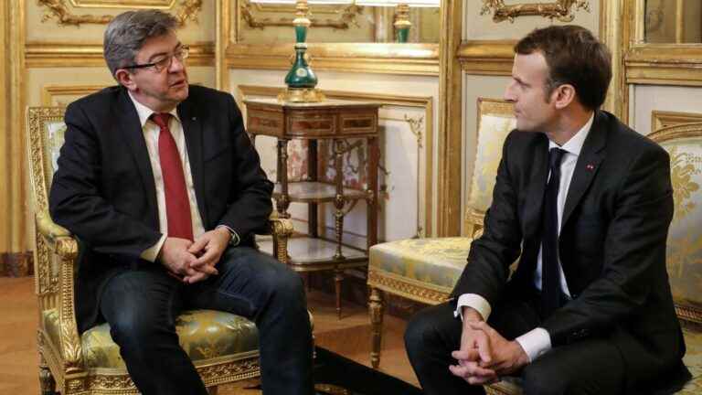 Pass of arms between Emmanuel Macron and Jean-Luc Mélenchon