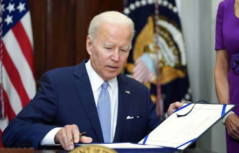 President Joe Biden signs historic gun law into law