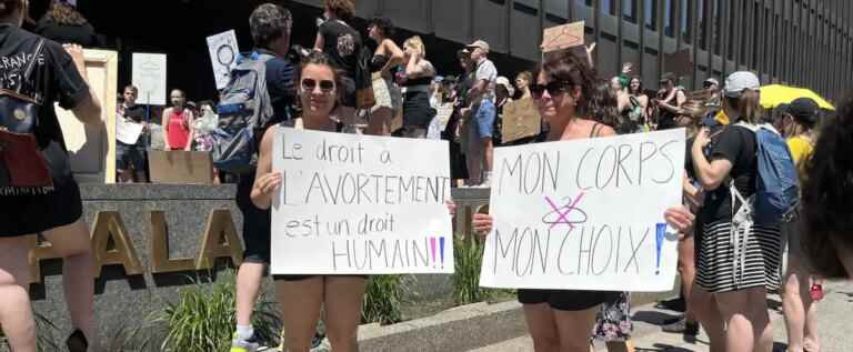 Pro-choice protests take place in Quebec