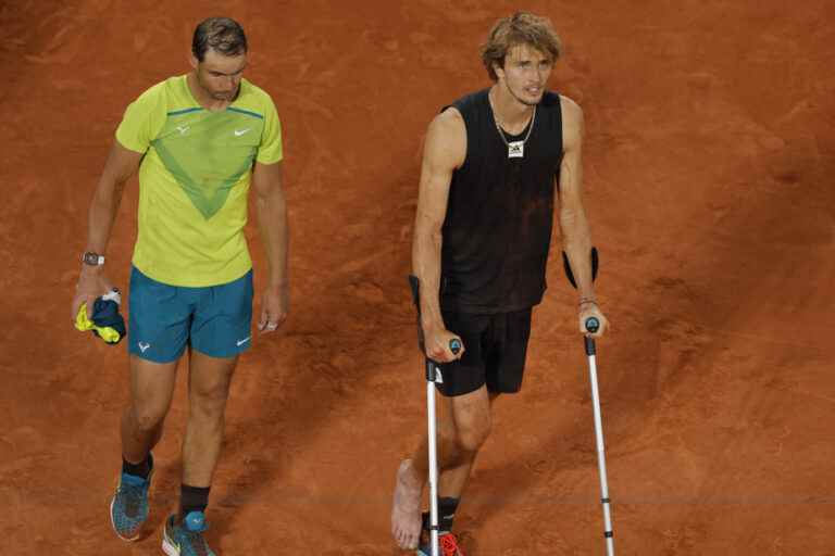 Roland Garros |  Rafael Nadal advances to final after Alexander Zverev forfeits