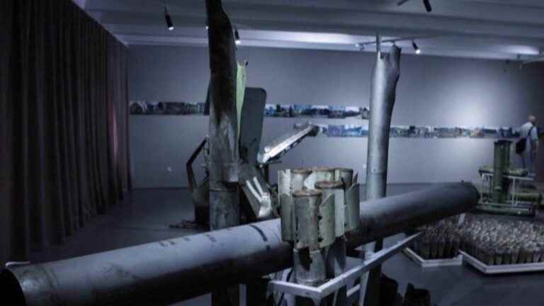 Russian weapons exhibited in a museum in kyiv