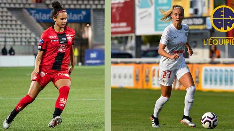 Sarah Puntigam and Genessee Daughetee in love in the city, opponents on the football pitch