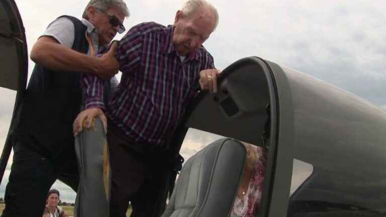 Seniors: an Alsatian Ehpad offers its residents a flight in a tourist plane