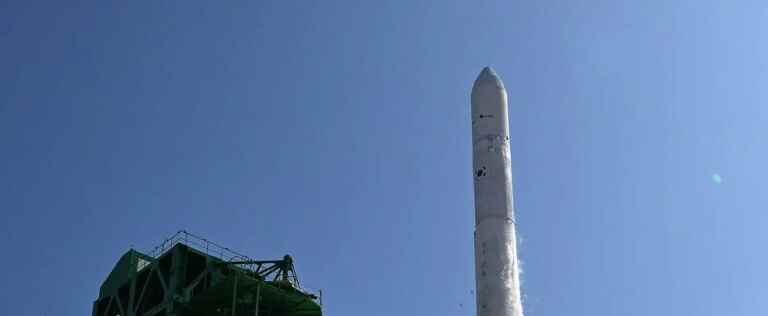 South Korea launched its first domestically designed space rocket