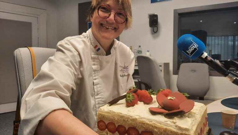 Strawberries sublimated by the Landes pastry chef Delphine Carrère, Oh Mon Gateau in Hagetmau