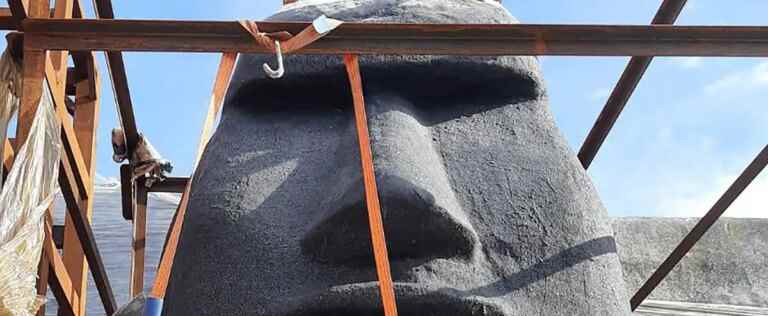 Thailand: 200 kg of drugs hidden in a replica of a statue on Easter Island