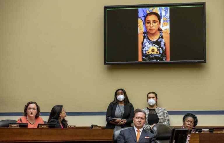 The American Congress confronted with the testimony of a girl survivor of the Uvalde massacre