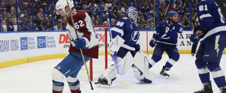 The Avalanche win the Stanley Cup