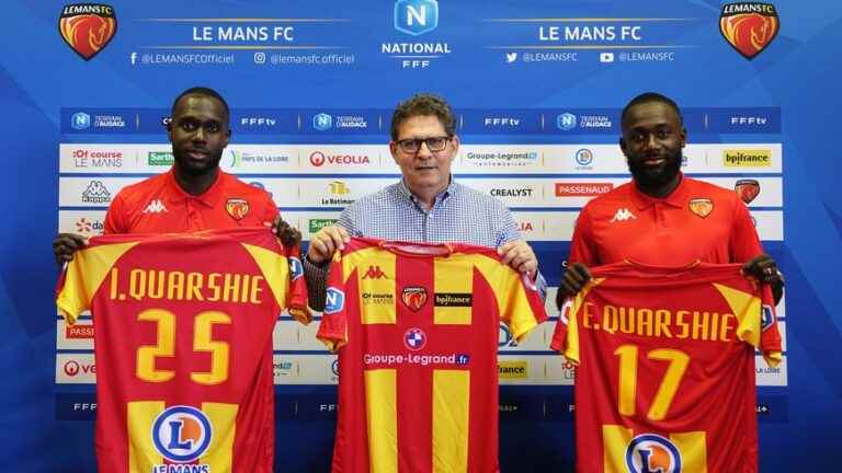 The Quarshie brothers reunited for the first time at Le Mans FC