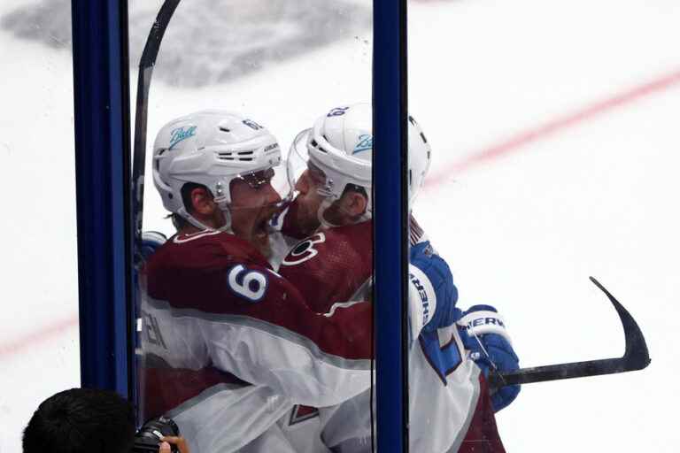 The Stanley Cup at the Avalanche