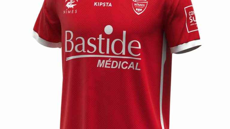 The new Nîmes Olympique jerseys