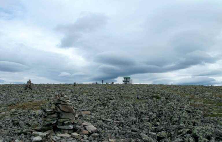 The permafrost of Mont Jacques-Cartier is endangered