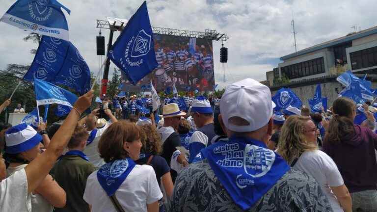 Unhappy finalist of the Top 14, Castres Olympique welcomed by hundreds of supporters