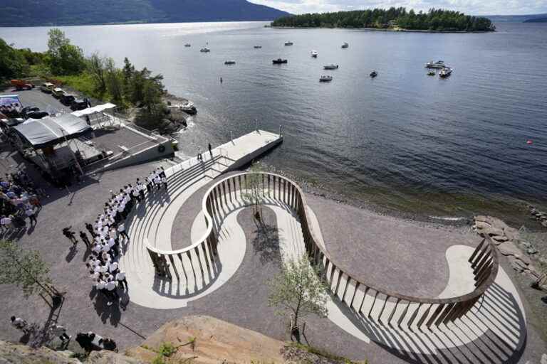 Utoya Massacre |  Inauguration of a memorial to the victims in Norway