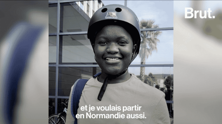 VIDEO.  These students cross Normandy by bike