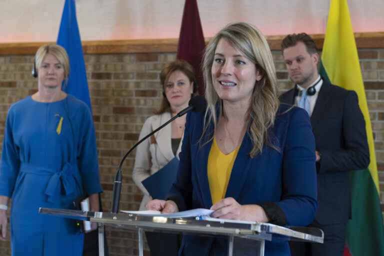 War in Ukraine |  Mélanie Joly reaffirms Canada’s commitment