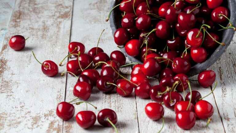 We enjoy the cherries on France Bleu Alsace